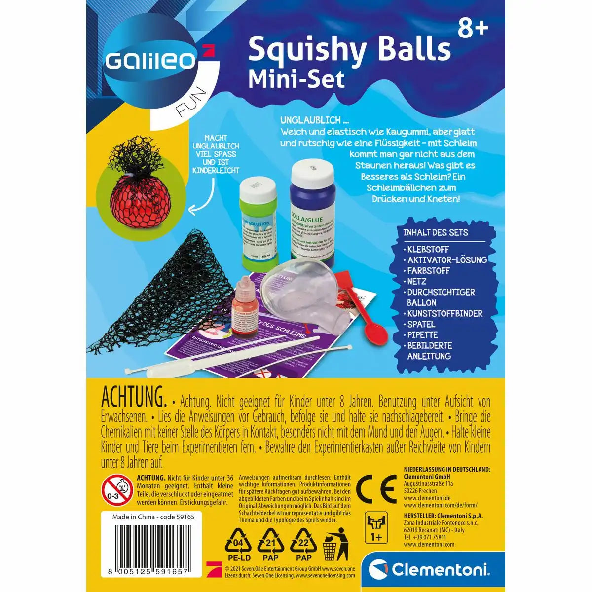 Experimentierset Galileo Science Squishy Balls