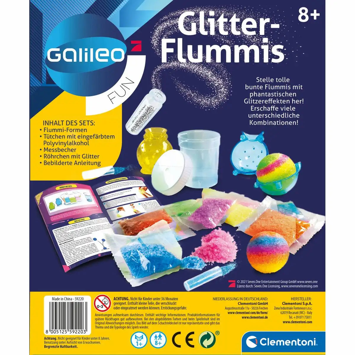 Experimentierset Galileo Fun Glitter Flummis