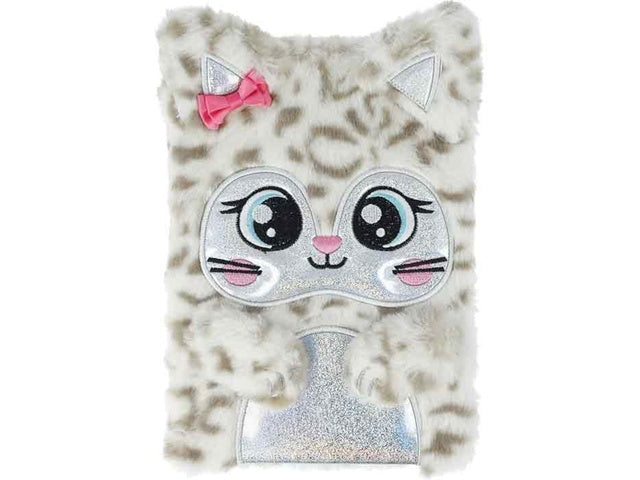 Notizbuch Cutie Katze in Leoprint A5