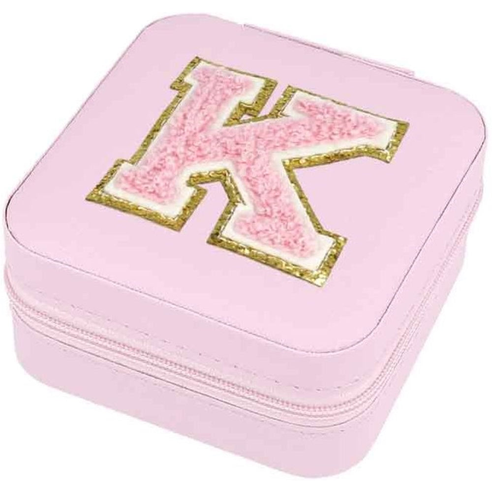 Schmuckbox Buchstabe K pink