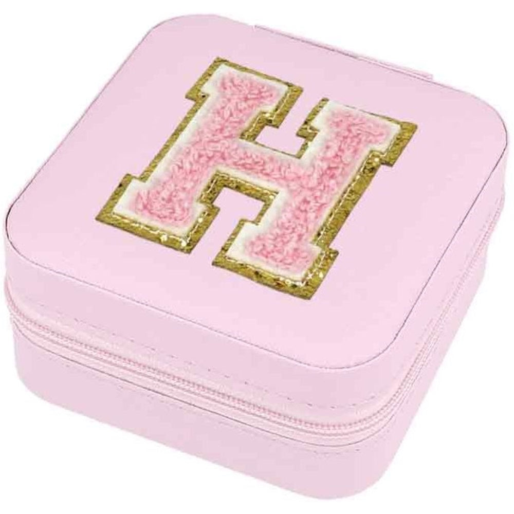 Schmuckbox Buchstabe H rosa