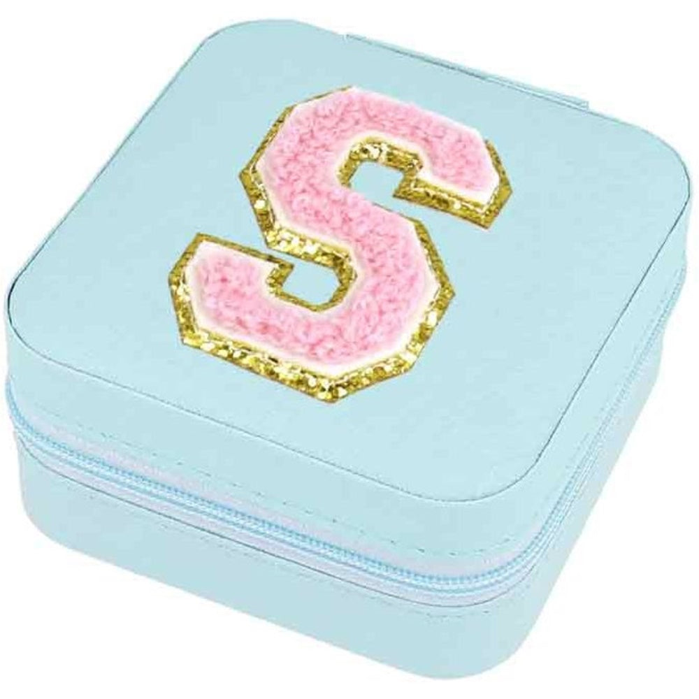 Schmuckbox Buchstabe S türkis