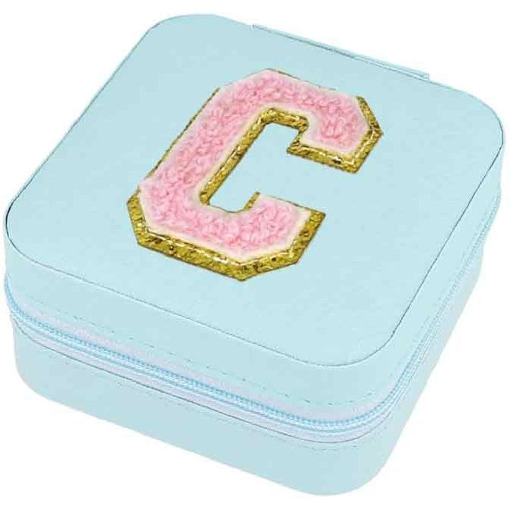 Schmuckbox Buchstabe C türkis