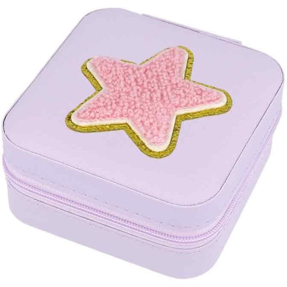 Schmuckbox Stern lila