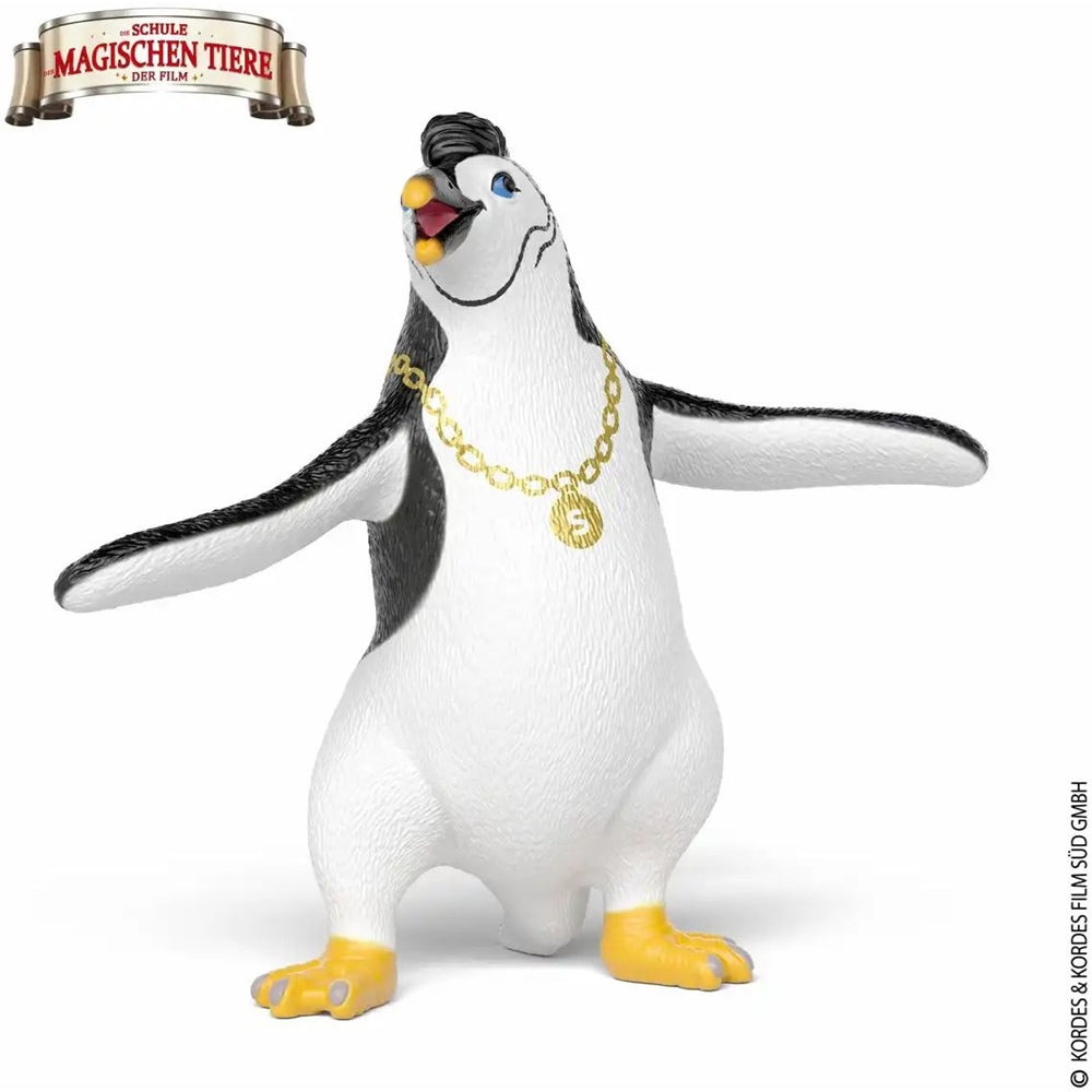 schleich 14958 Die Schule der magischen Tiere Juri der Pinguin mit Goldkette