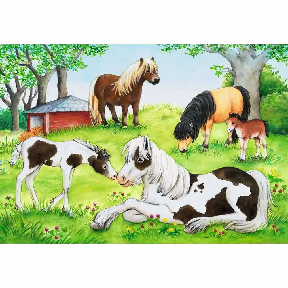 Ravensburger Puzzle 2 X 24 Teile Welt der Pferde