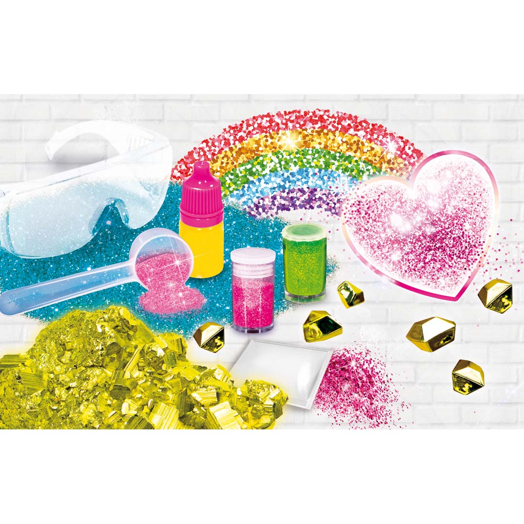 Woozle Goozle - Das Glitzerlabor, Experimentier-Set, Glitzer & Leuchtpulver