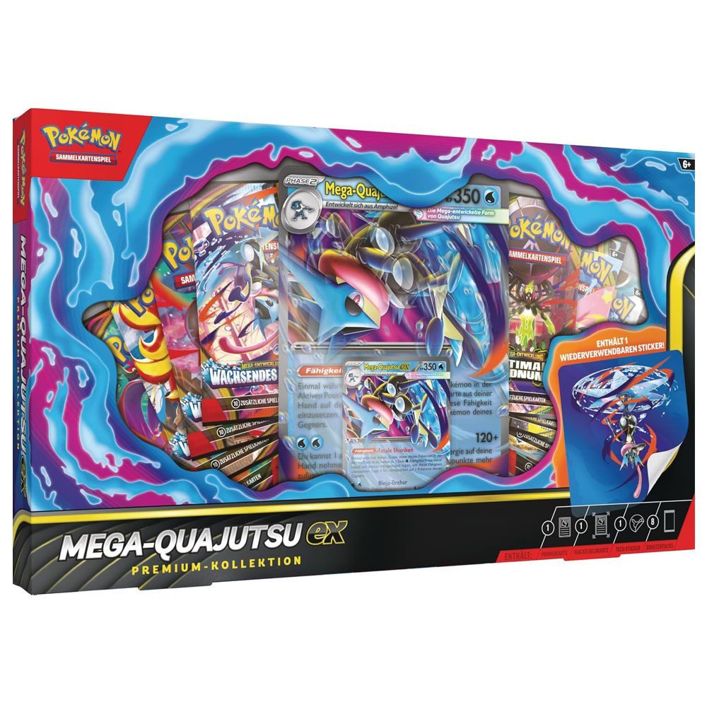 Pokémon Mega-Quajutsu-ex - Premium-Kollektion - deutsch