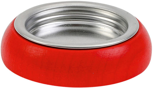 Kerzenständer mit Alu Einsatz Lebenslicht rot