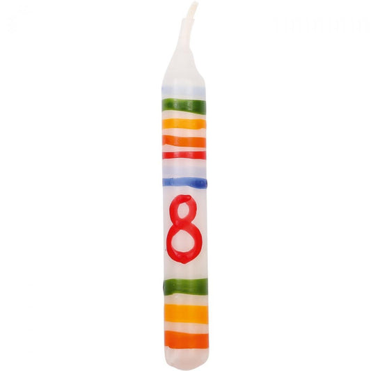 Kerze Geburtstag Zahl 8