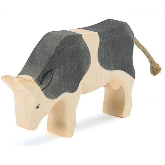 Ostheimer 11043 Kuh schwarz fressend