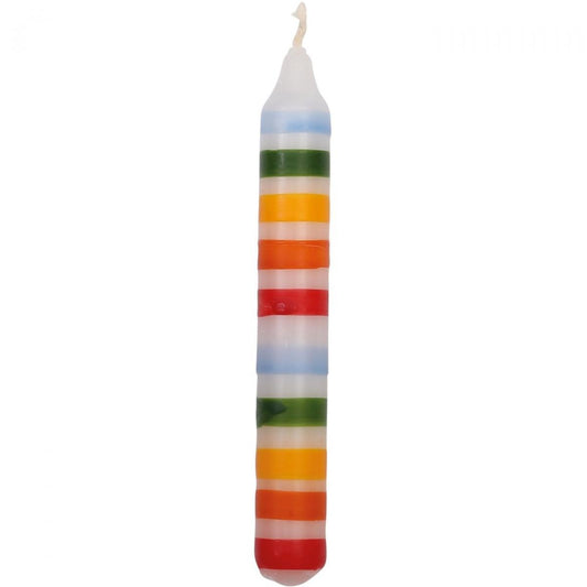 Kerze Ringelbunt