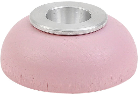 Kerzenständer mit Alu Einsatz rosa