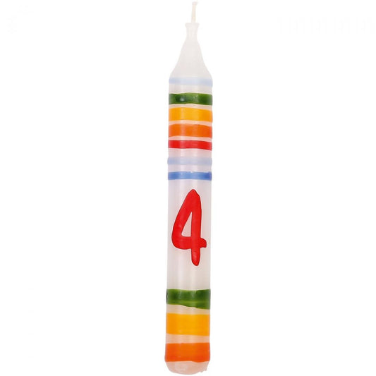 Kerze Geburtstag Zahl 4