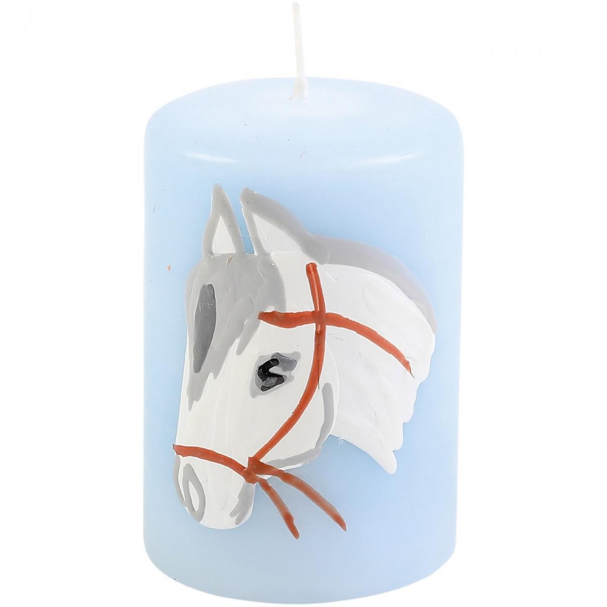 Lebenslicht Pferd, blau