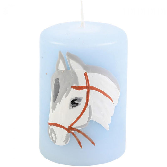 Lebenslicht Pferd, blau