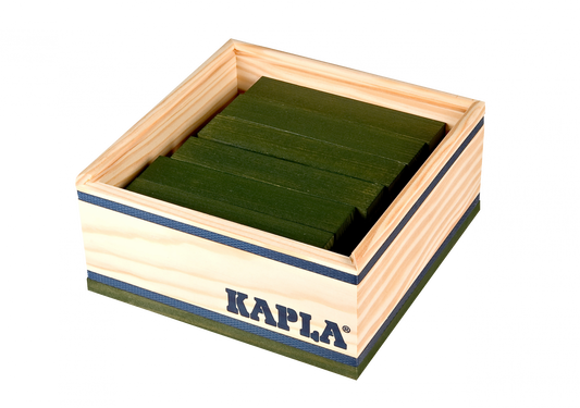 KAPLA Kiste 40Teile dk.Grün