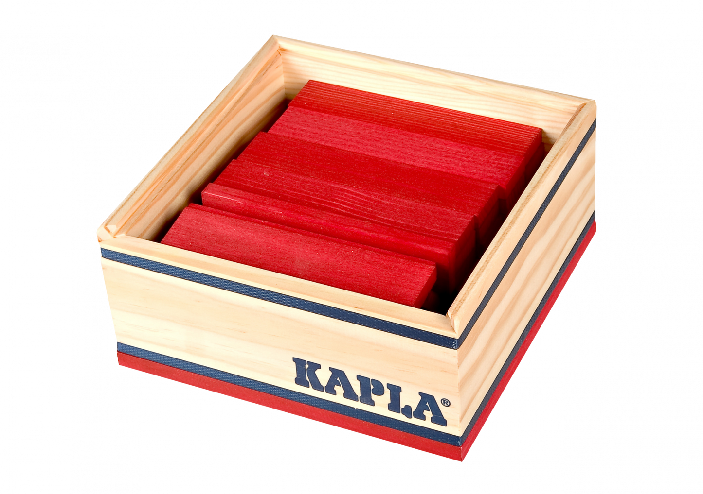 KAPLA Kiste 40Teile Rot
