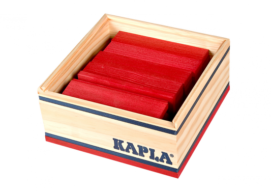 KAPLA Kiste 40Teile Rot
