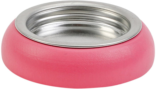 Kerzenständer mit Alu Einsatz Lebenslicht pink
