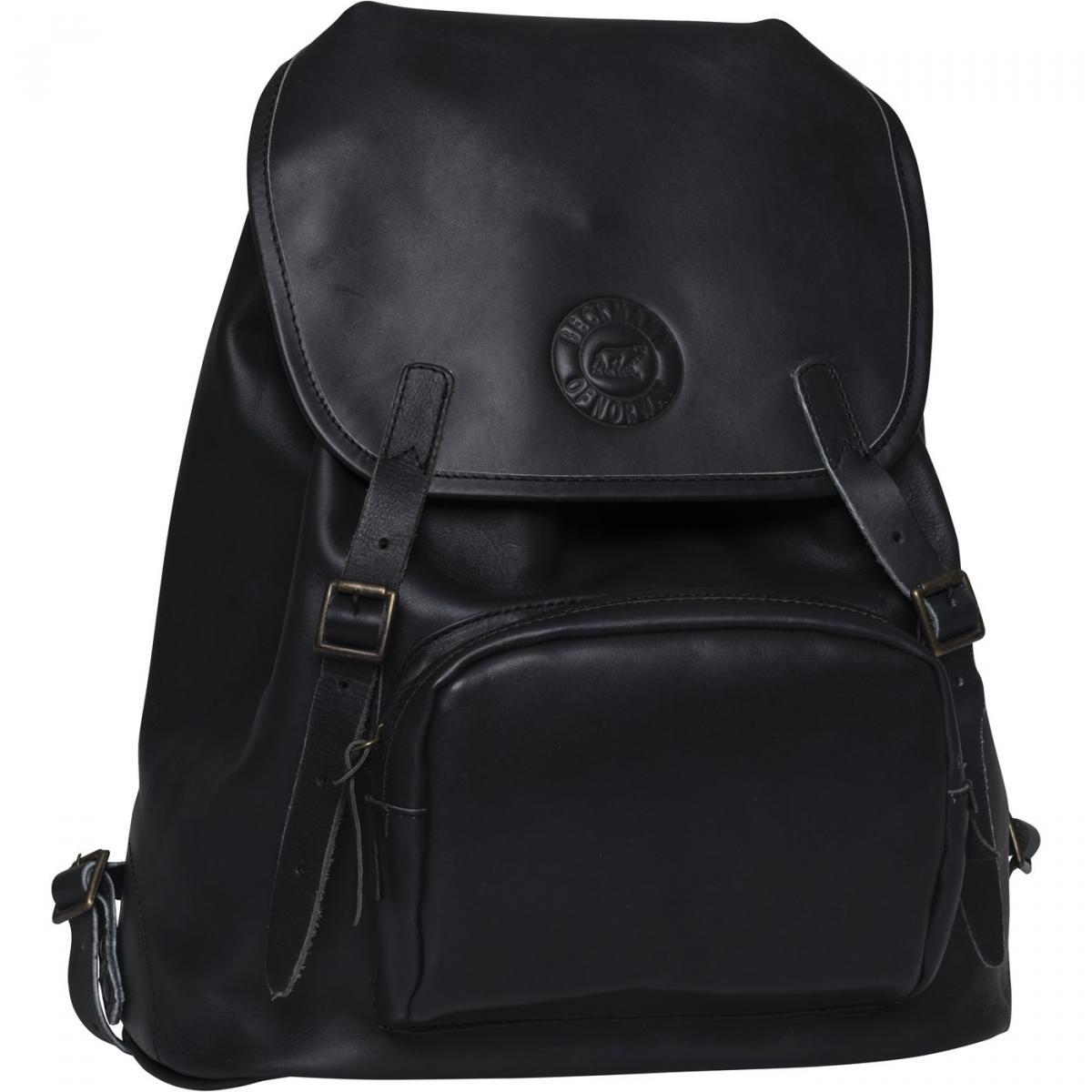 Beckmann Lederrucksack 26 Liter Black