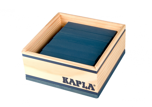 KAPLA Kiste 40Teile dk.Blau