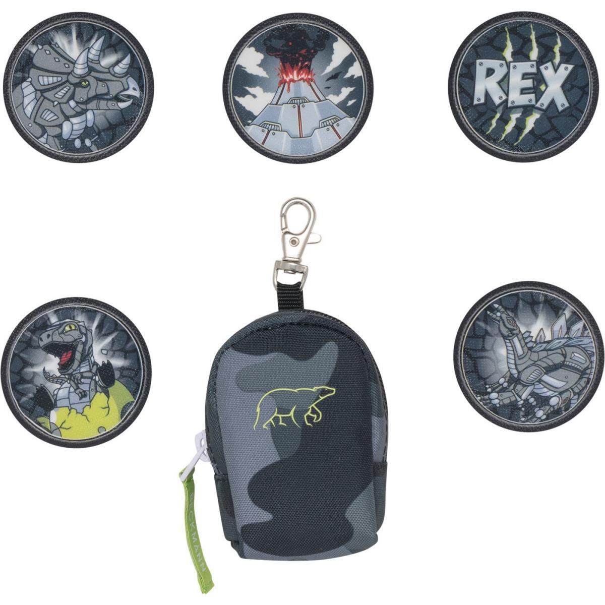 Beckmann Mini Rucksack mit Buttons Camo Rex