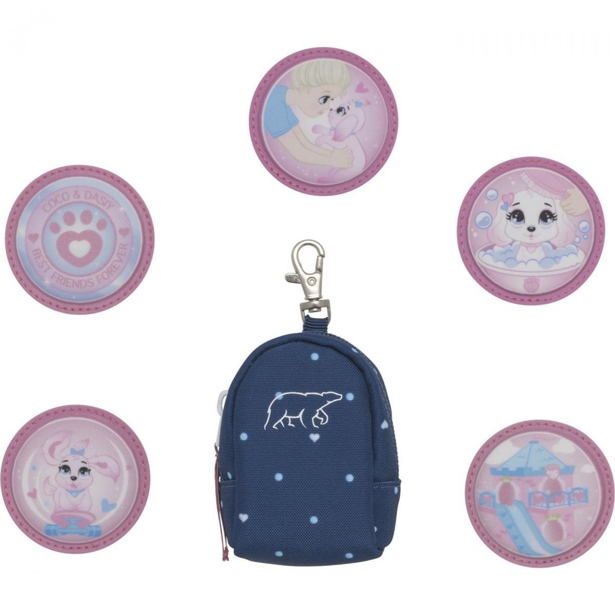 Beckmann Mini Rucksack mit Buttons Pet Friends Blue