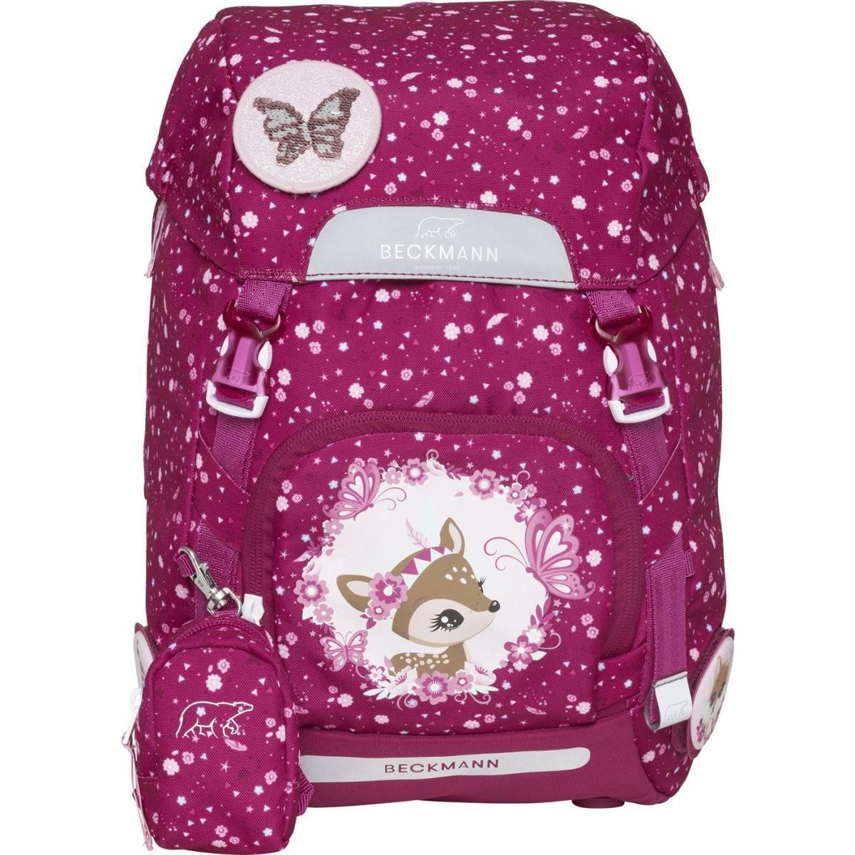 Beckmann Classic 22L Schulrucksack-Set 6tlg Forest Deer