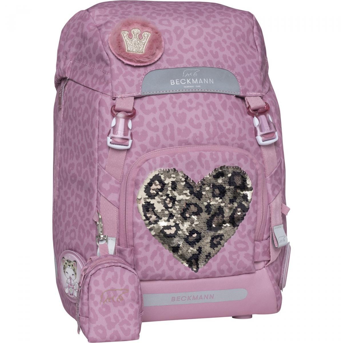 Beckmann Classic 22L Schulrucksack-Set 6tlg Furry