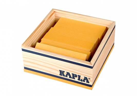 KAPLA Kiste 40Teile gelb