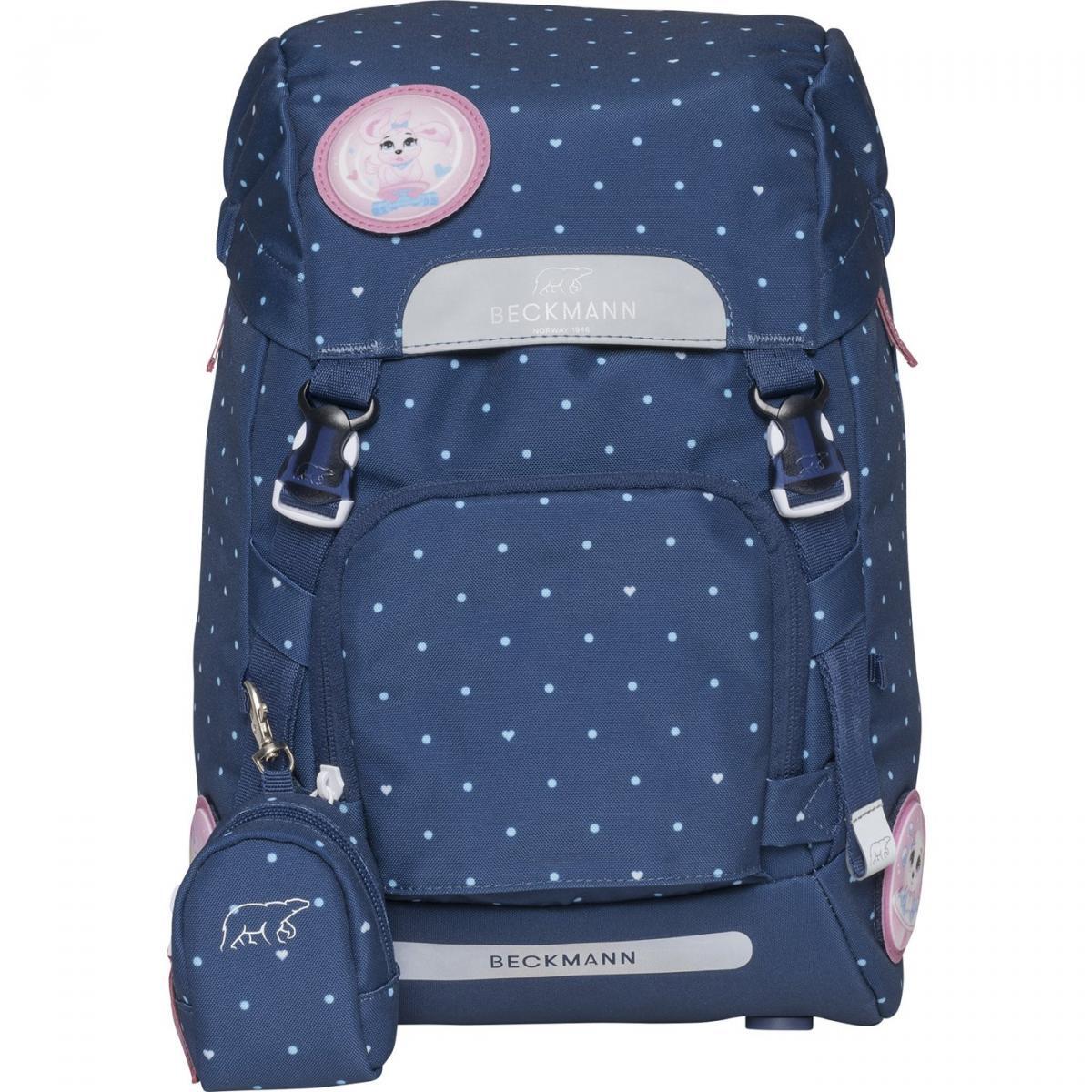 Beckmann Classic 22L Schulrucksack-Set 6tlg Pet Friends Blue