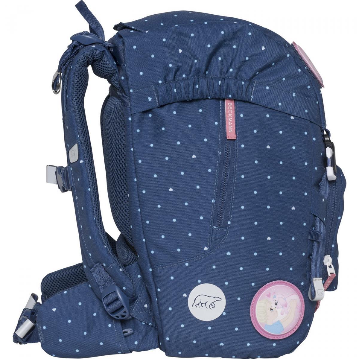Beckmann Classic 22L Schulrucksack-Set 6tlg Pet Friends Blue