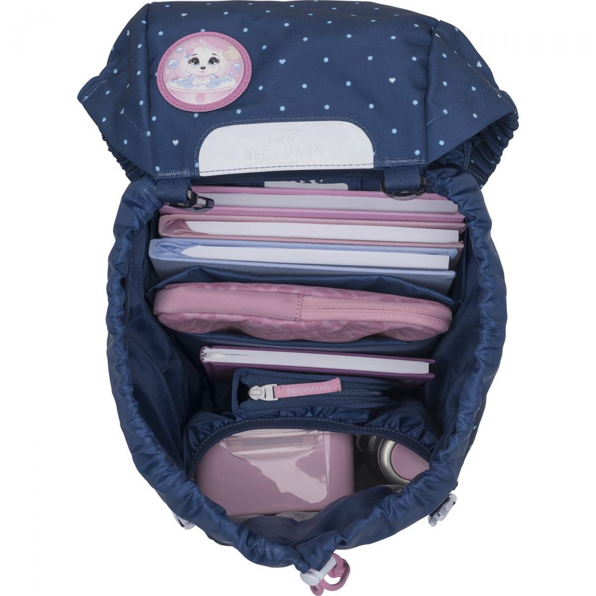 Beckmann Classic 22L Schulrucksack-Set 6tlg Pet Friends Blue