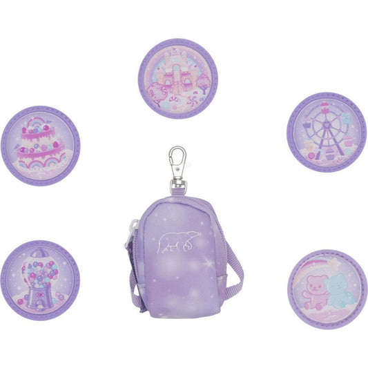 Beckmann Mini Rucksack mit Buttons Candy