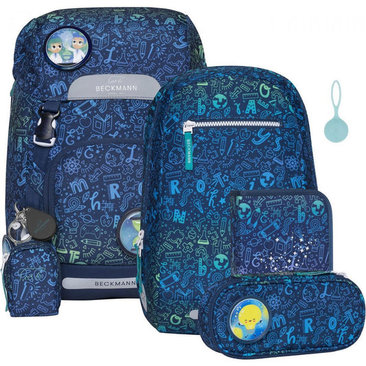 Beckmann Classic 22L Schulrucksack-Set 6tlg Science
