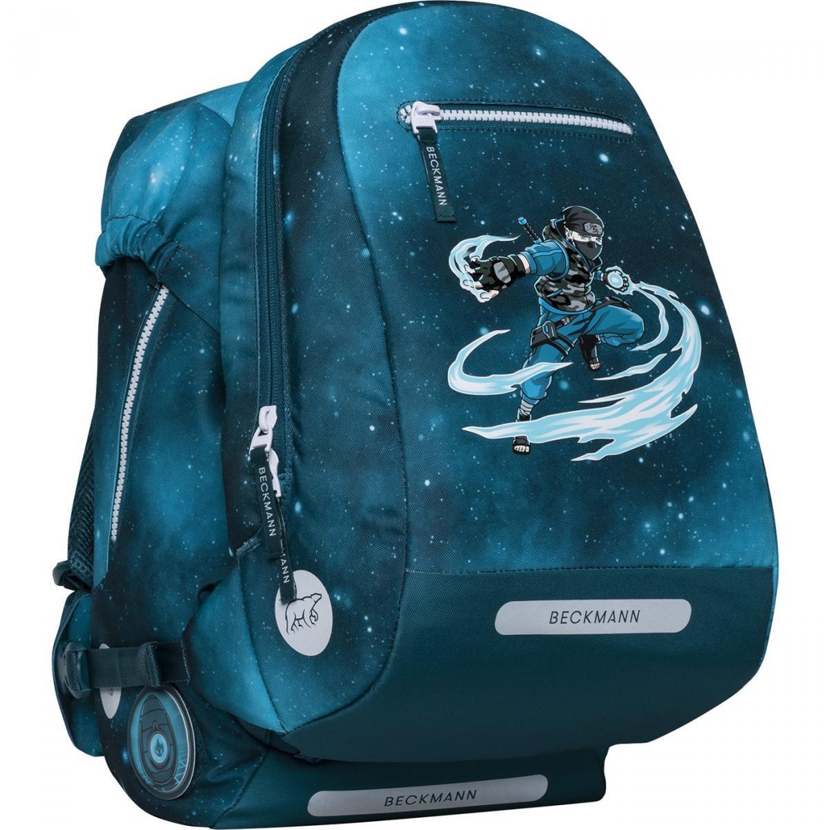 Beckmann Classic 22L Schulrucksack-Set 6tlg Ninja Master