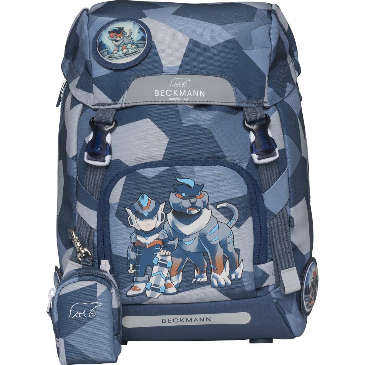Beckmann Classic 22L Schulrucksack-Set 6tlg Tiger Race