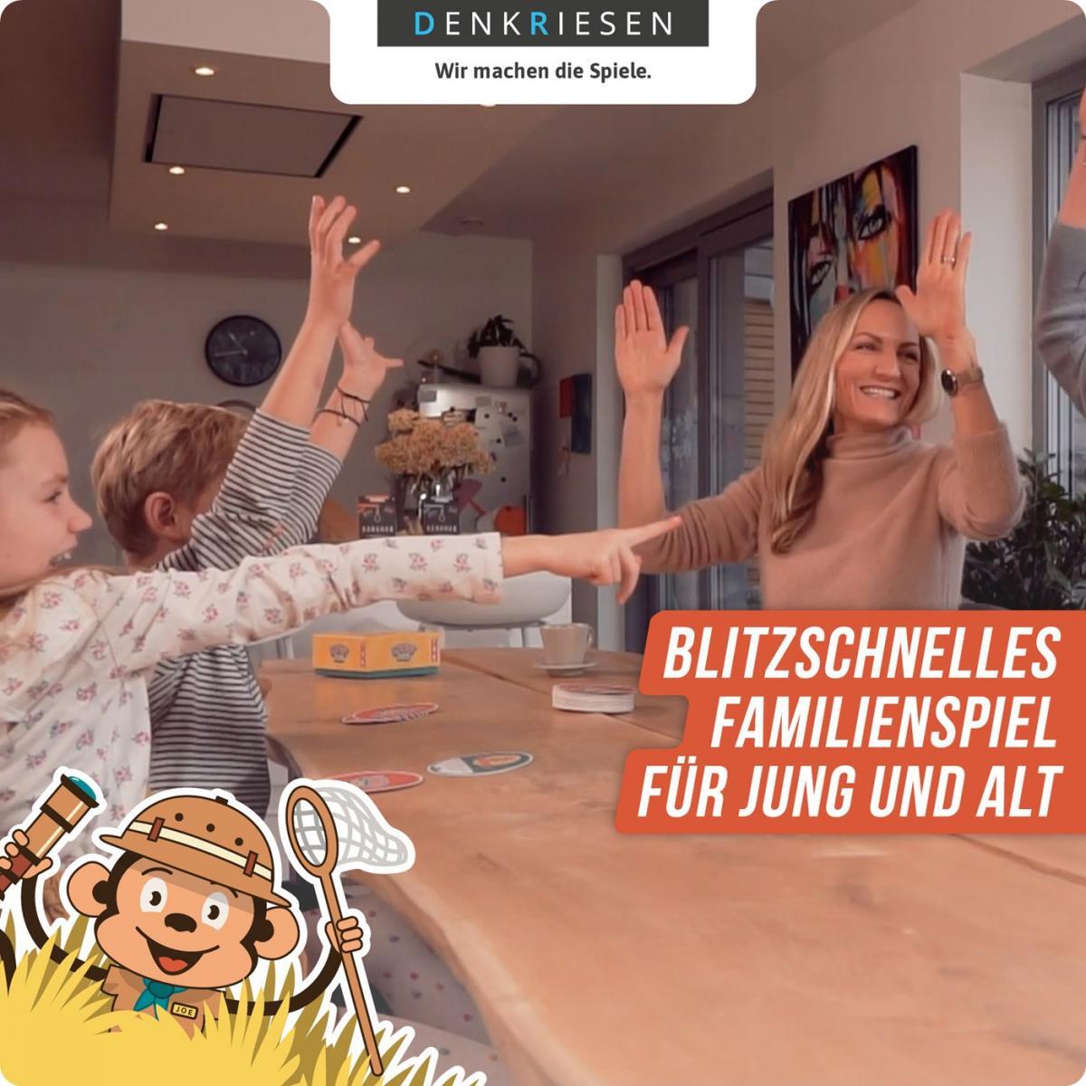 DENKRIESEN - LOONY JOE® Das affenstarke Reaktionsspiel für Jung und Alt