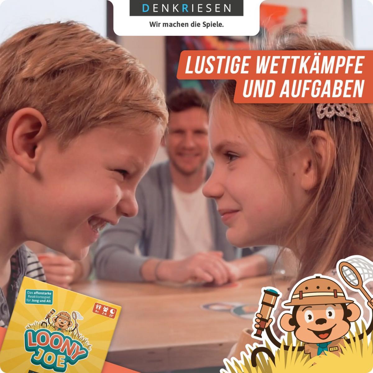 DENKRIESEN - LOONY JOE® Das affenstarke Reaktionsspiel für Jung und Alt
