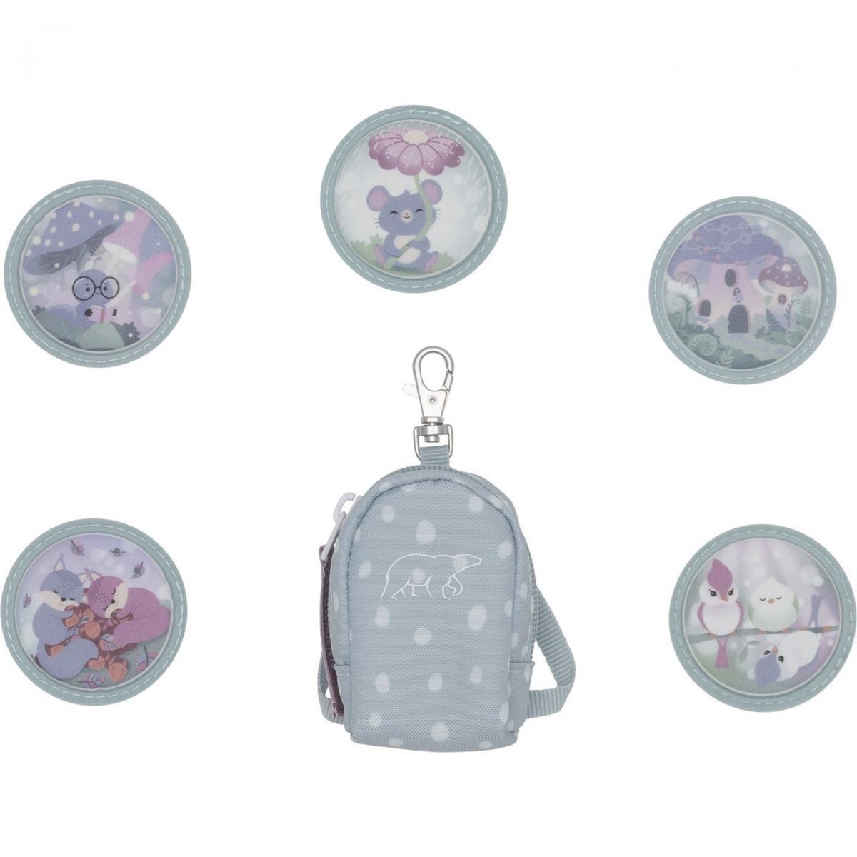 Beckmann Mini Rucksack mit Buttons Forest Deer Dusty Mint