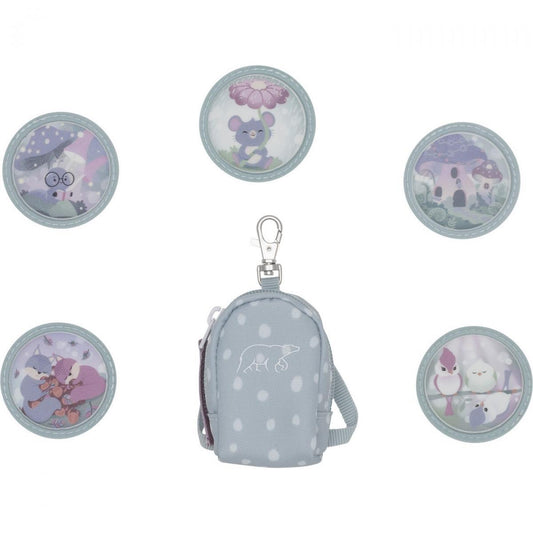 Beckmann Mini Rucksack mit Buttons Forest Deer Dusty Mint