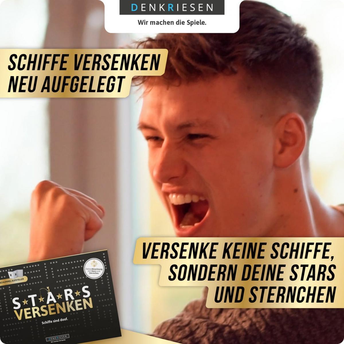 DENKRIESEN - STARS VERSENKEN Schiffe sind doof - Schiffe versenken neu aufgelegt