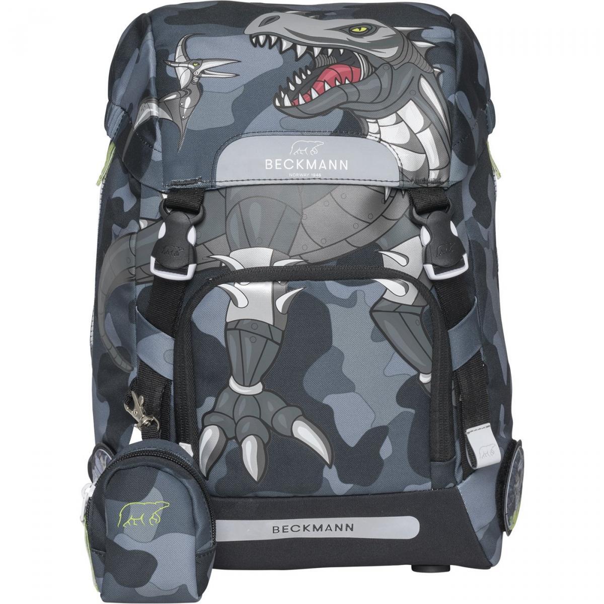 Beckmann Classic 22L Schulrucksack-Set 6tlg Camo Rex