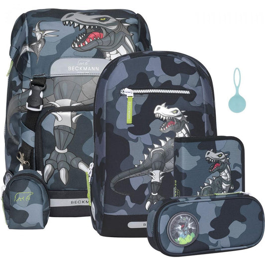 Beckmann Classic 22L Schulrucksack-Set 6tlg Camo Rex