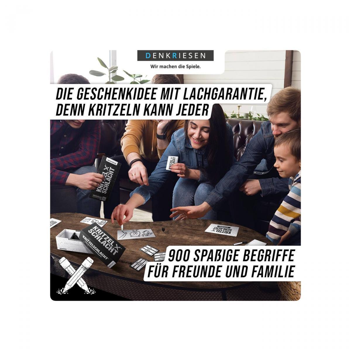 DENKRIESEN - PARTYFIEBER - KRITZELSCHLACHT® Das gnadenlose Partyspiel