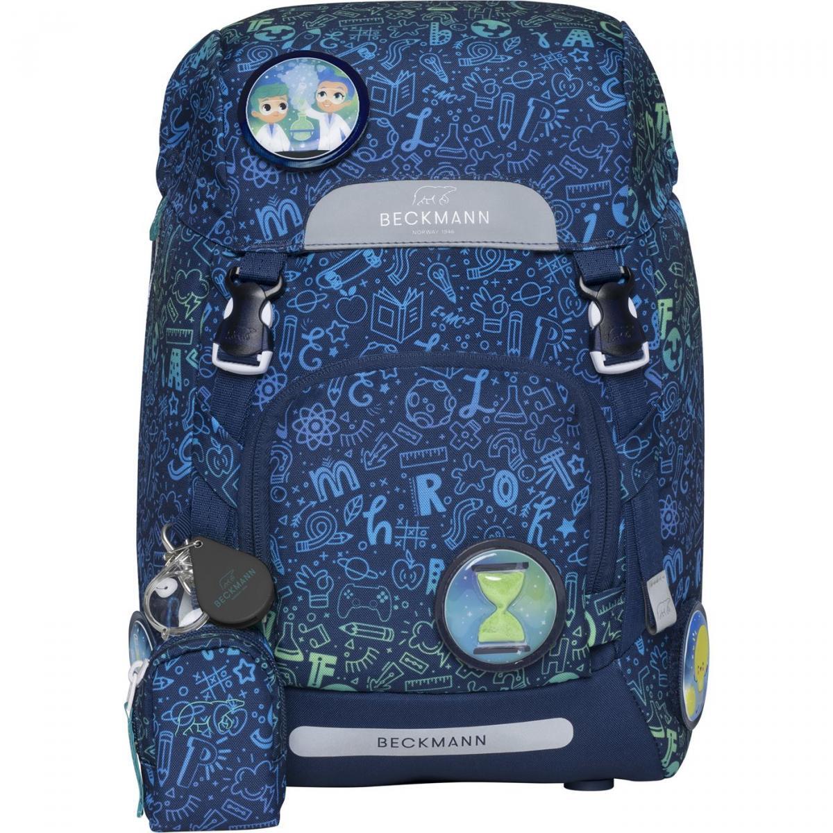 Beckmann Classic 22L Schulrucksack-Set 6tlg Science