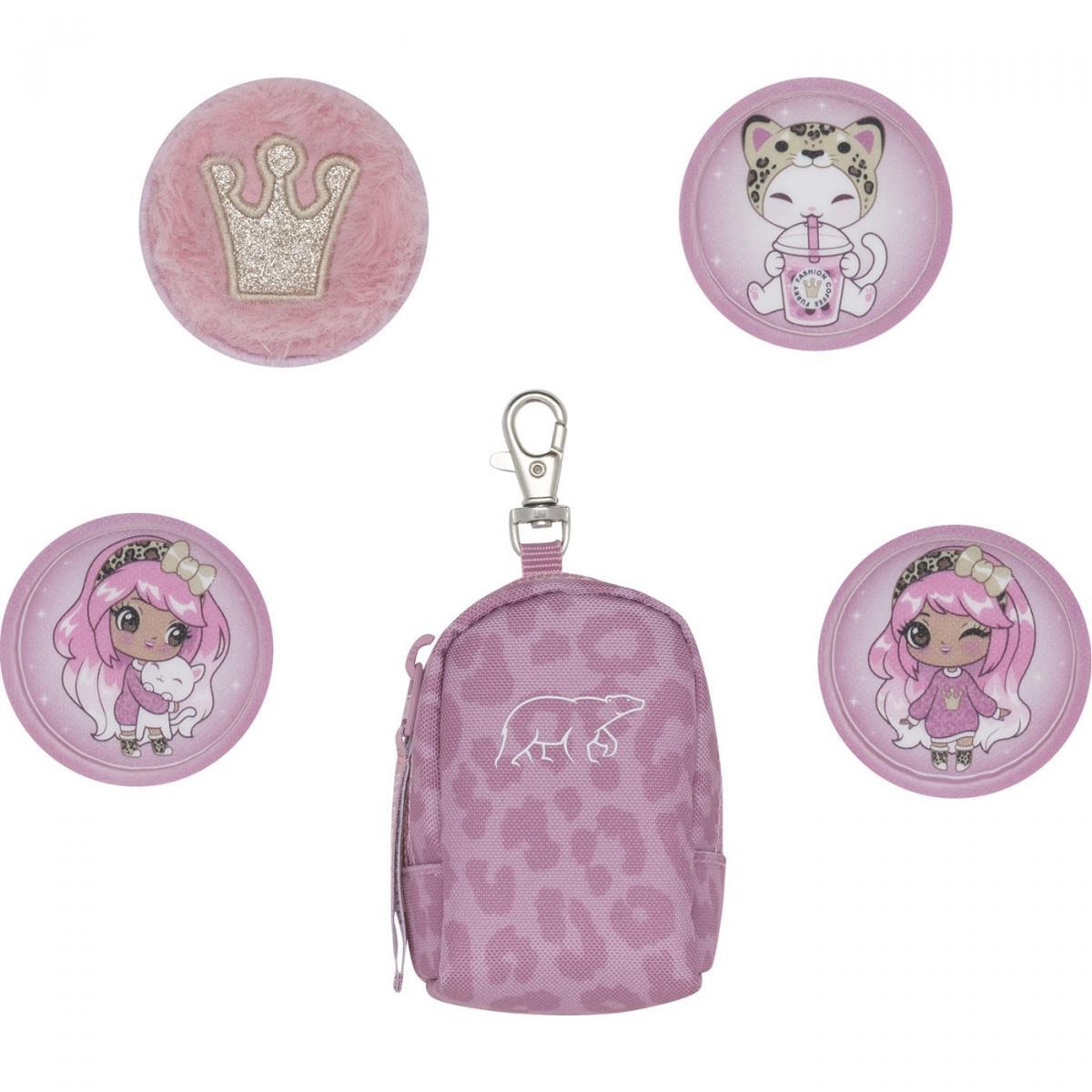 Beckmann Mini Rucksack mit Buttons Furry