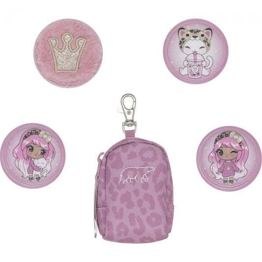 Beckmann Mini Rucksack mit Buttons Furry