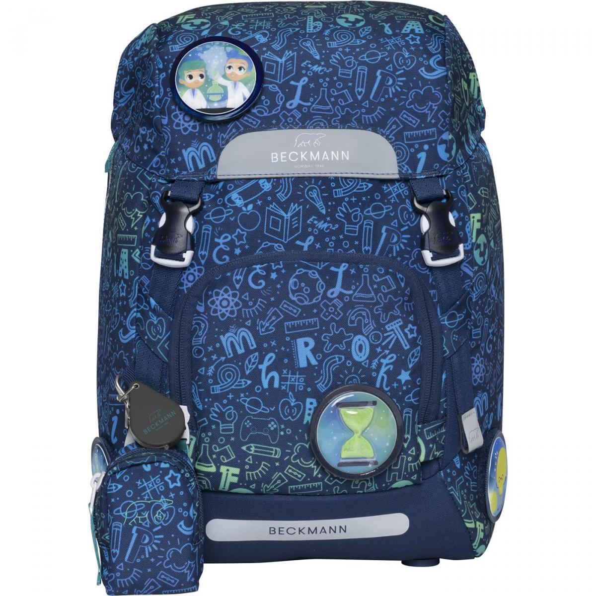 Beckmann Classic 22L Schulrucksack-Set 6tlg Science